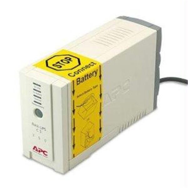 Standby UPS System, 350VA, 6 Outlets, Out: 120V , In:120V, Schneider Electric, Mfr#: BK350